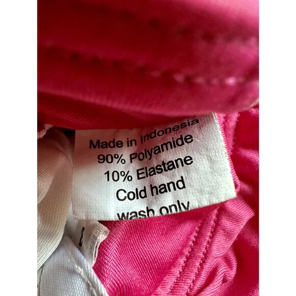 Wildling By Well Dressed Wolf Hot Pink Skirted Ruffle Lace One Piece Swimsuit 3 - Picture 7 of 8